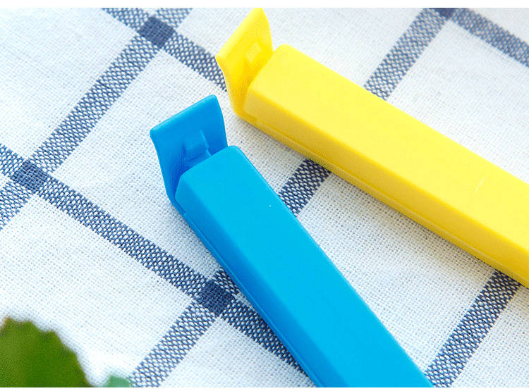 封口夹密封夹袋子封口夹保鲜彩色茶叶零食食品塑料袋封口夹子 封口夹