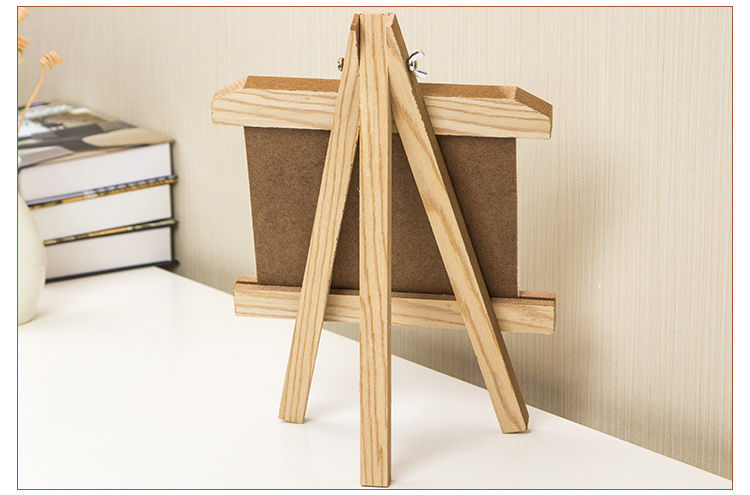 艺嘉赫装饰用品/礼品 实木画架 7寸 实木相框摆台创意7寸10寸可爱相片