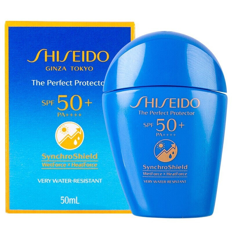 资生堂shiseido新艳阳夏臻效水动力防护乳液spf50pa50ml