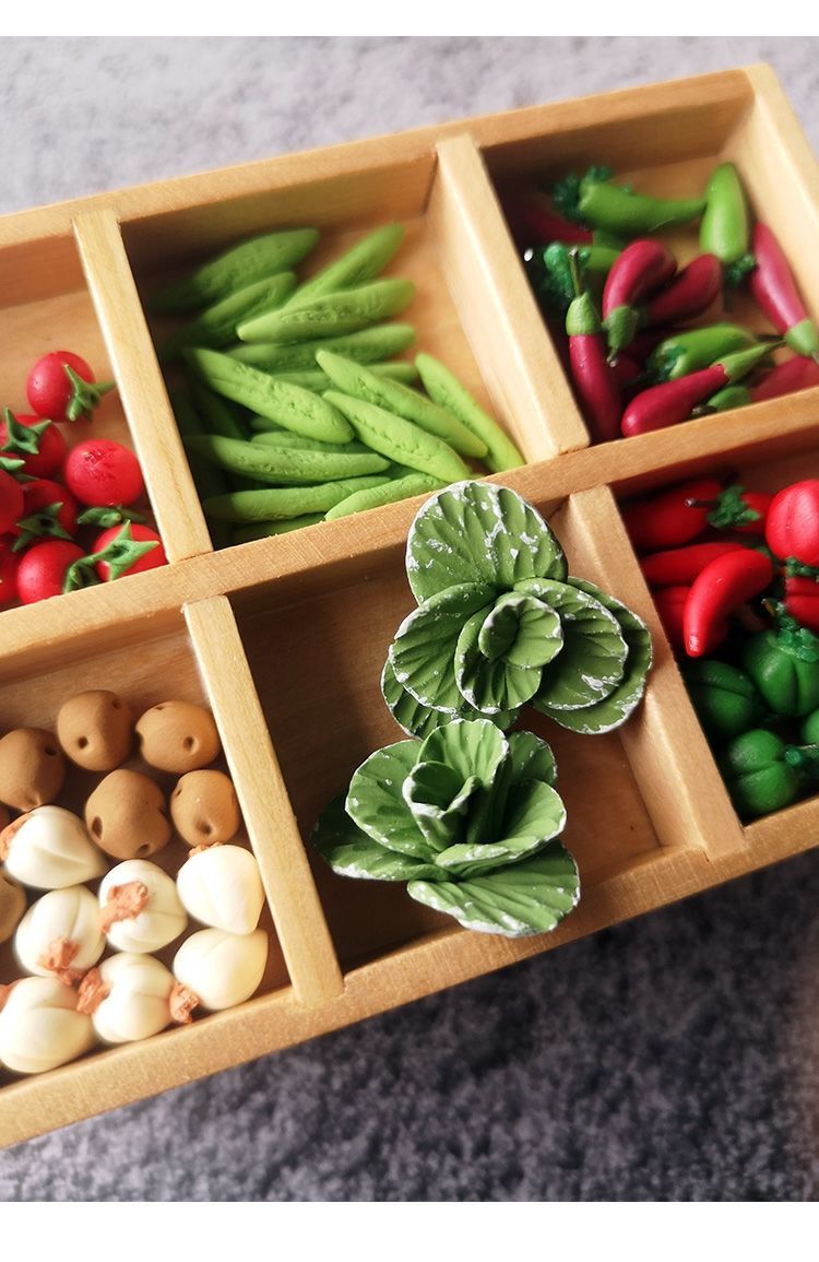 黄瓜5个微缩蔬菜食玩模型超市迷你世界玩具食物盲袋小物品摆件娃娃屋