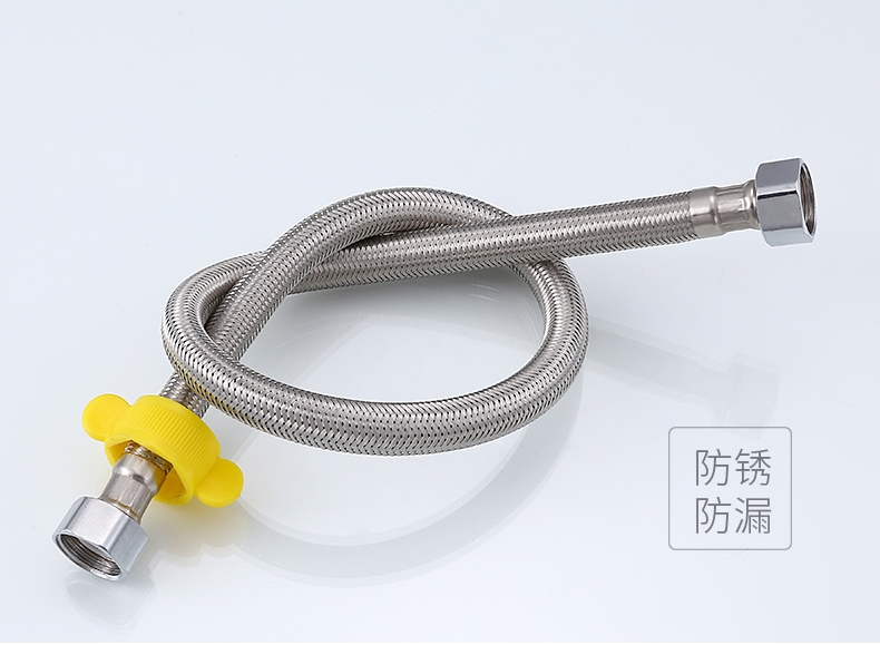古达热水器不锈钢软管进水管马桶软管钢丝双头软管