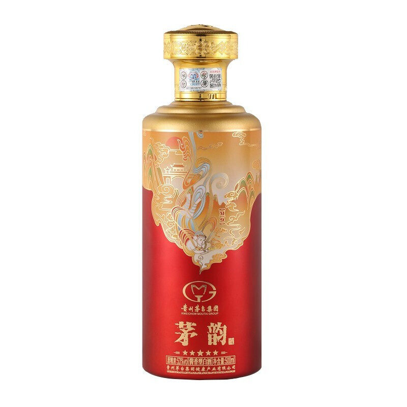 贵州茅台 100mm 53度　白酒 飞天53%vol 500ml 贵州茅台酒酱香型白酒【价格图片品牌报价