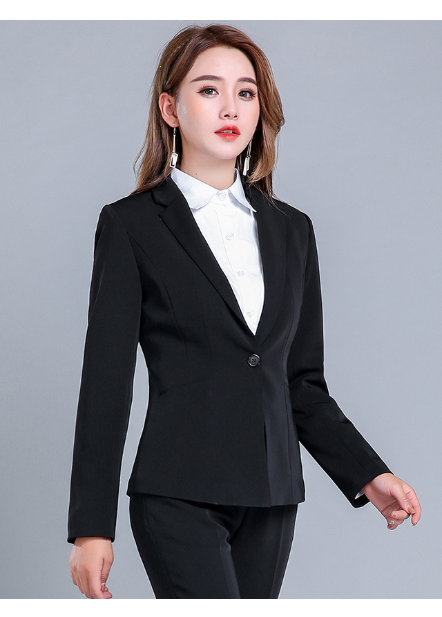 罗蒙品牌日价269元罗蒙女士西服套装春季新款修身职业装修身显瘦商务