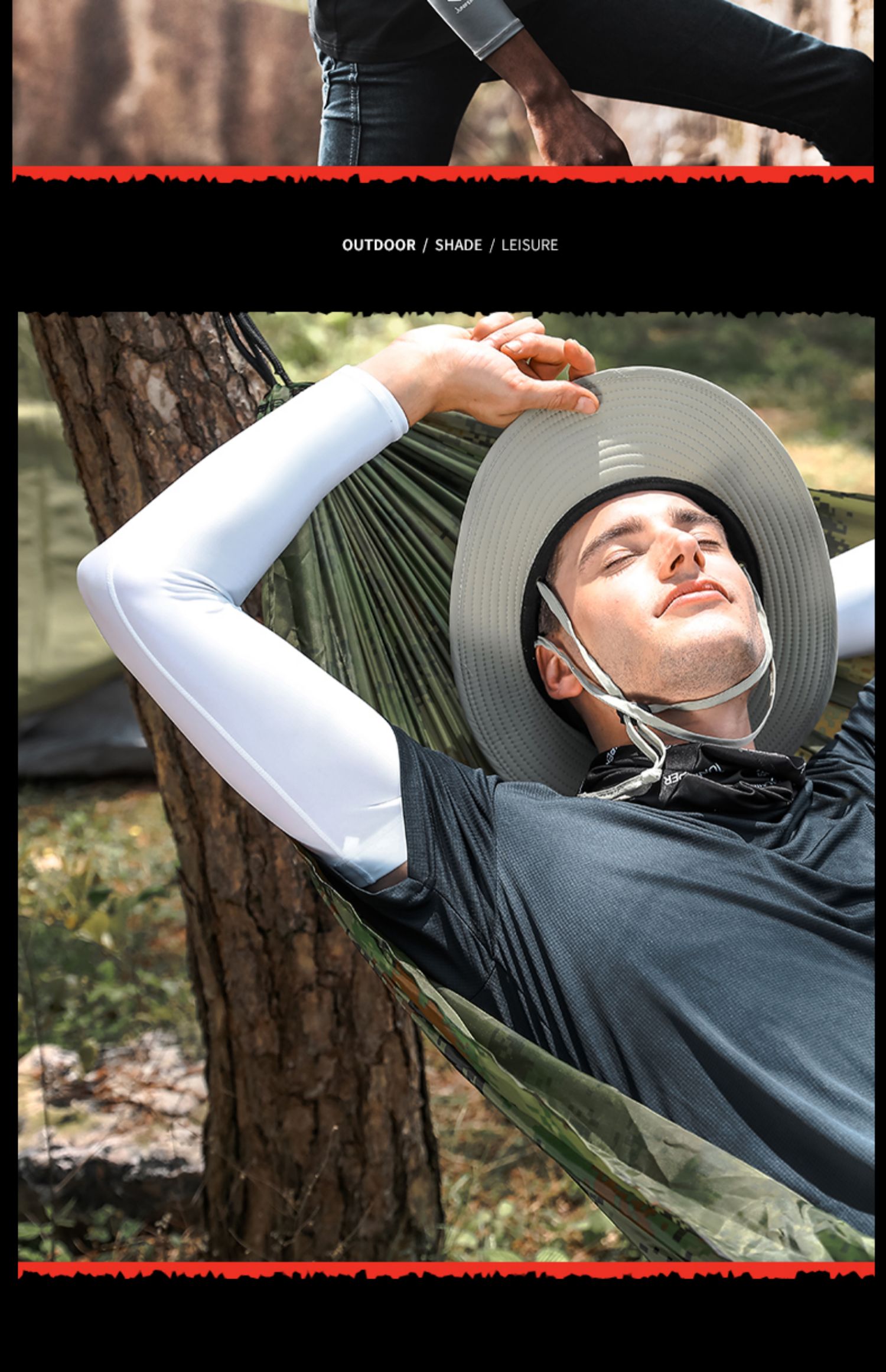 new lake冰袖男士护臂冰丝防晒袖套女手臂套夏季户外钓鱼开车骑行运动