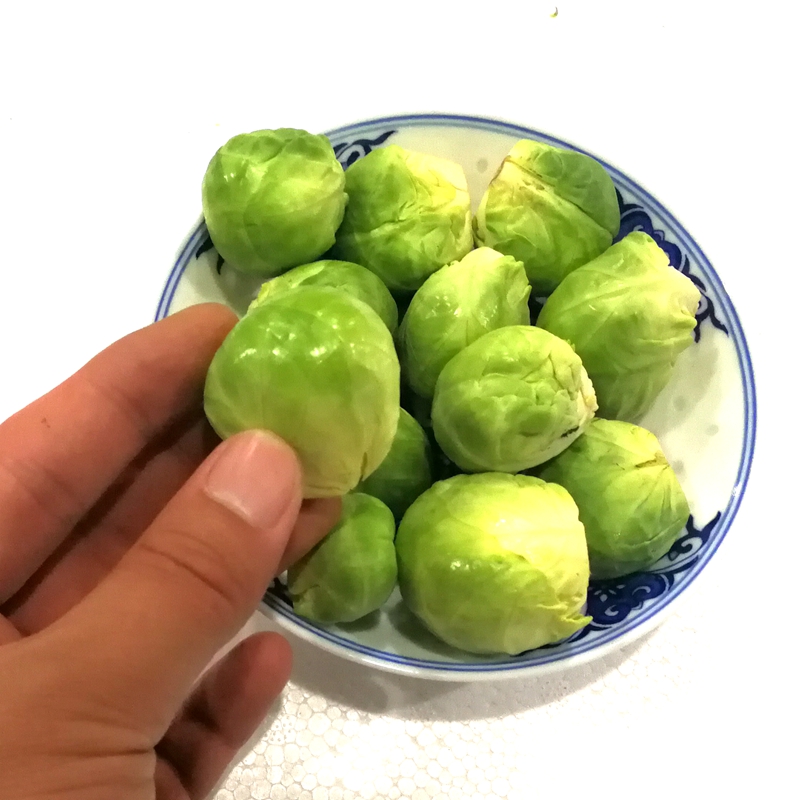 xj孢子甘蓝抱子甘蓝新鲜蔬菜迷你包菜卷心菜日天小包菜可开发票500g