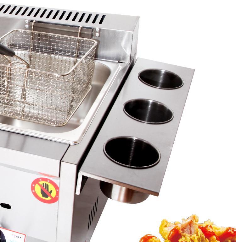 炸炉关东煮麻辣烫机器摆摊燃气油炸小吃设备b9|豪华双锅 炸篮 关东煮