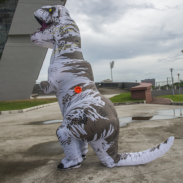 舒弗lachouffe小孩骑恐龙的衣服卡通玩具坐骑恐龙霸王龙暴龙充气服