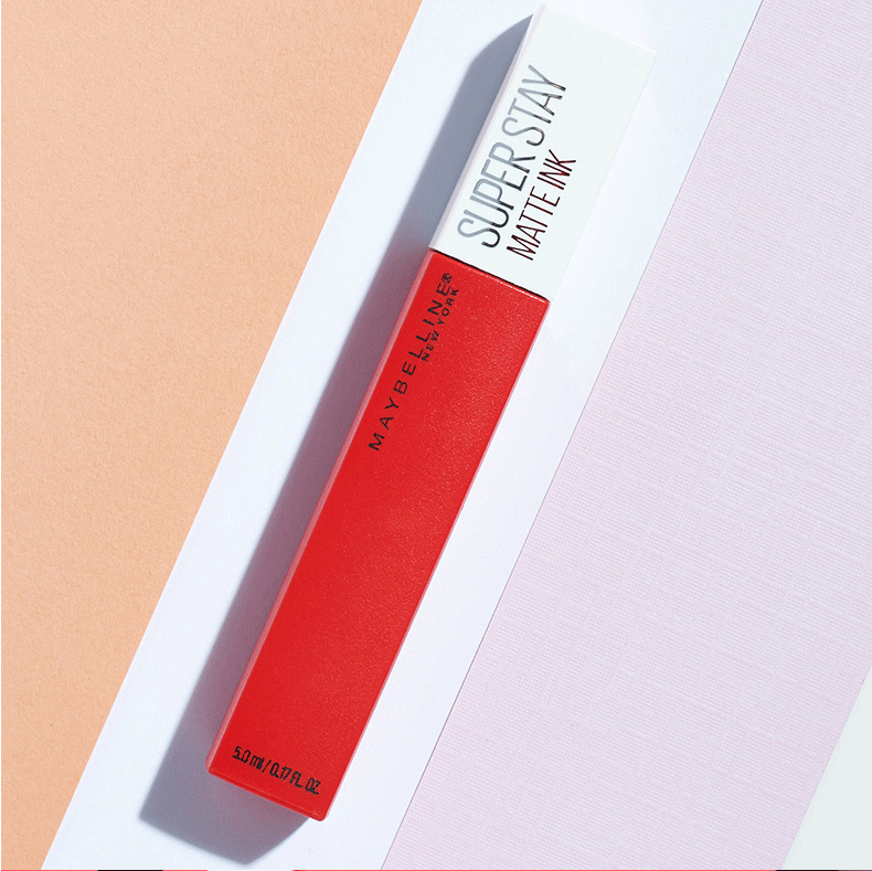美宝莲唇釉哑光接吻棒superstay118 117 135 220不易脱色防水口红 285