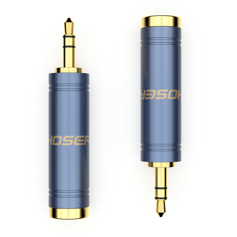 秋叶原65转35转接头音响吉他音频插头电钢电子琴话筒耳机转换器35公转