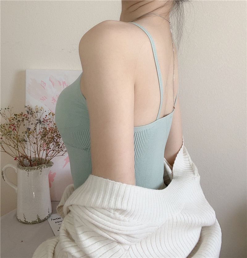 裹胸式上衣吊带背心女性感夏外穿学生内衣聚拢打底防走光美背抹胸