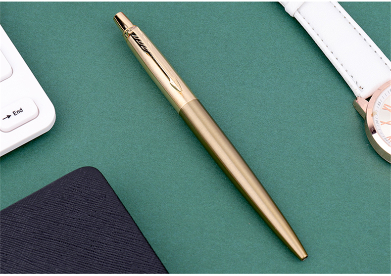 派克parker乔特系列西区拉丝镀金豪华系列签字笔凝胶水笔