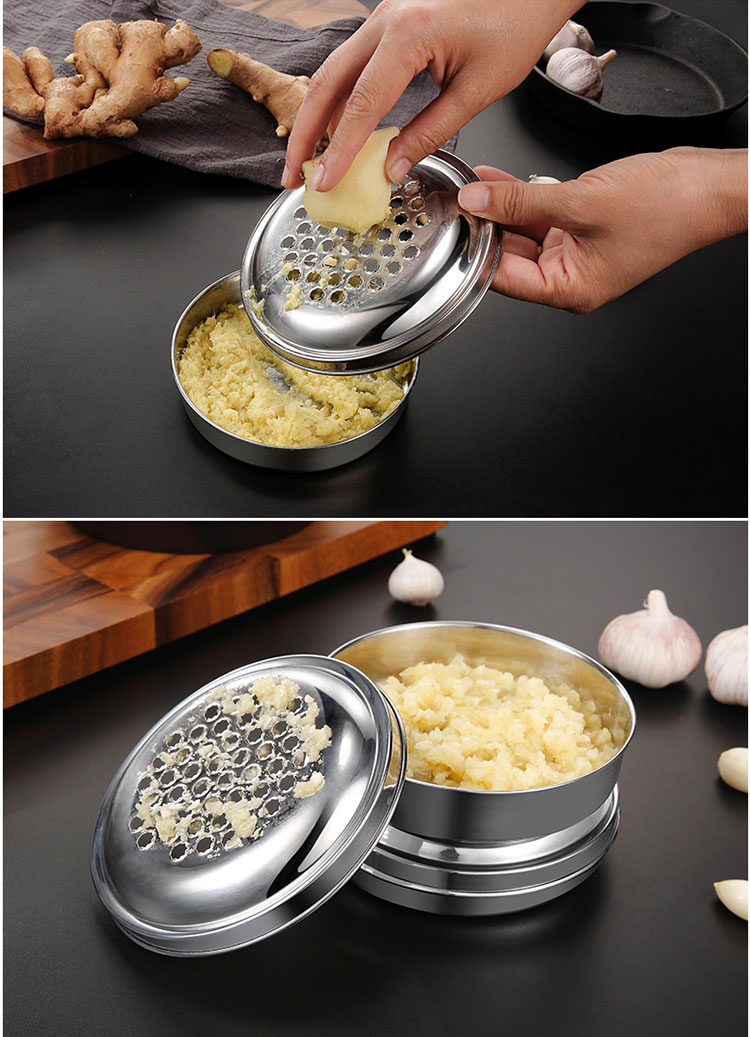单个304不锈钢磨姜器家用姜泥姜蓉姜磨小工具厨房磨蒜器蒜蓉磨碎器