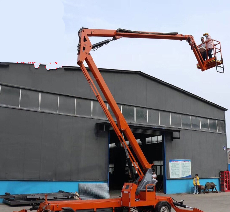 定做全自动升降机自行走折臂曲臂升降平台越野高端伸缩臂高空作业升高