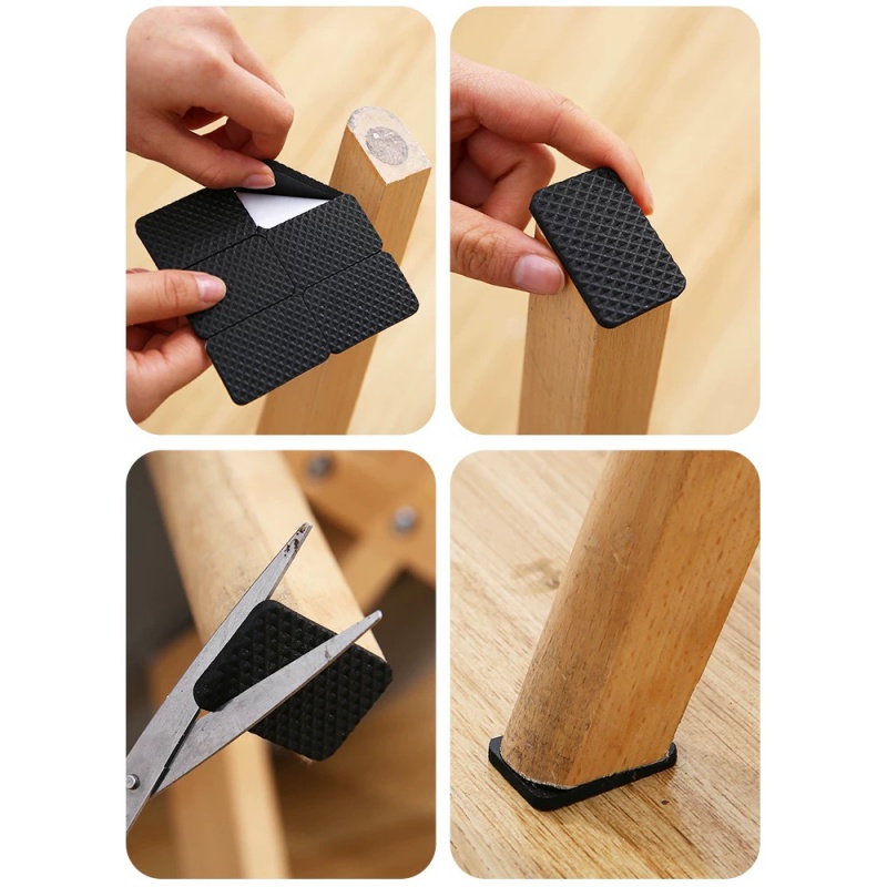 椅子桌脚垫桌椅凳子桌腿套保护垫自粘静音耐磨家具沙发桌角防滑垫