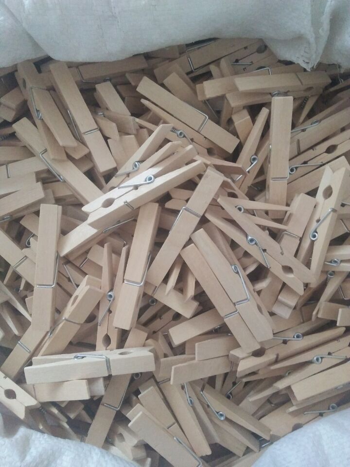 大小木夹子照片夹麻绳彩色防风晾衣夹晒衣夹裤夹酒店传菜夹子|小号长