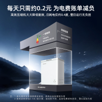 美菱(MELNG)100升卧式单温冷柜自营 白色新款多档调温减霜抑菌 一级能效商用家用小冰柜 顶开门冰柜 以旧换新