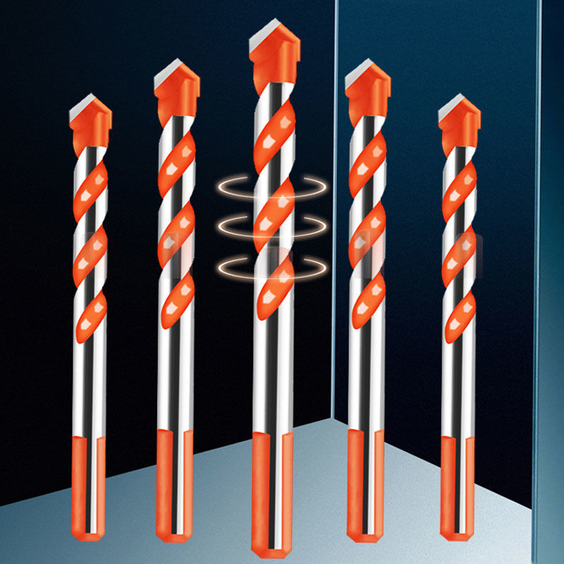 霸王钻头钻铁万能瓷砖钻头开孔器玻璃混凝土转头打孔器三角钻头8mm