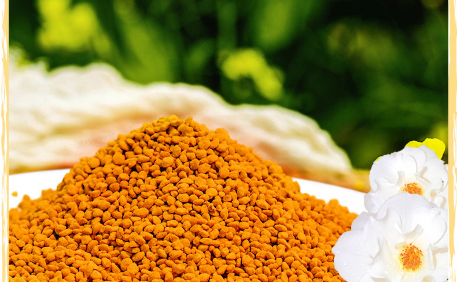 茶花蜂花粉纯正农家土取巢天然新鲜蜂花粉未破壁蜂花粉蜂蜜正品