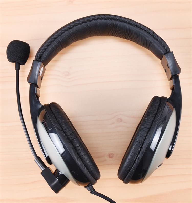 网课学习台式电脑耳麦头戴式有线手机学生耳机带话筒