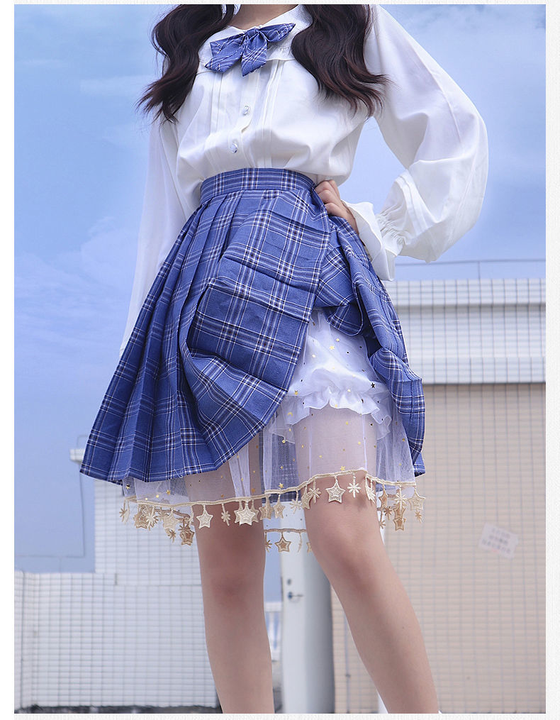 白色长44cmjk安全裤裙撑南瓜裤防走光蕾丝jk打底裤女春秋薄款下摆小