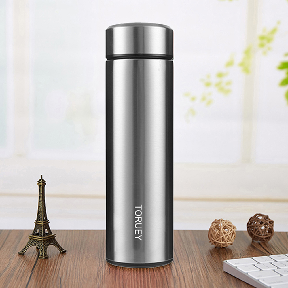 toruey304不锈钢保温杯商务办公水杯带茶漏杯子