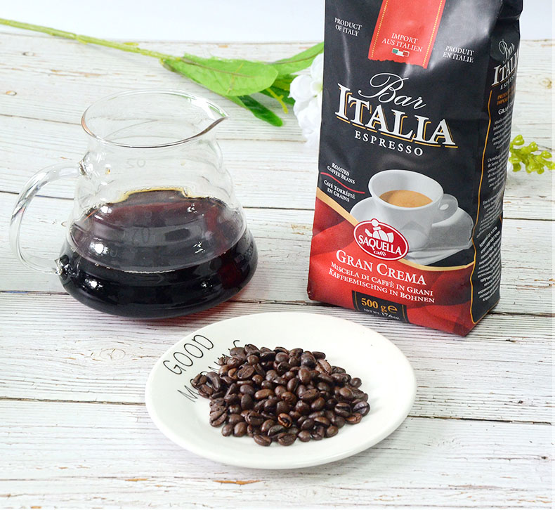 意大利原装进口圣贵兰espresso特醇香浓咖啡豆中深烘焙咖啡豆500g袋装