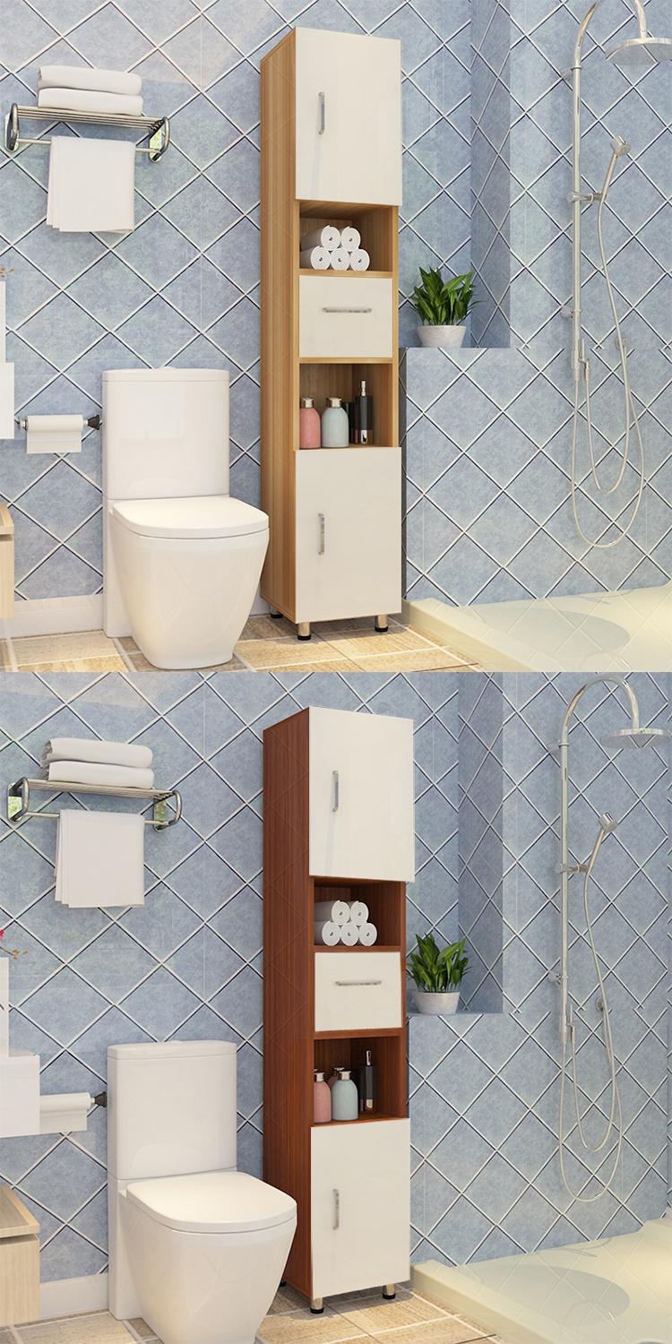 寻木匠角柜墙角柜缝隙柜窄柜夹缝收纳柜浴室边柜卫生间马桶边柜厕柜