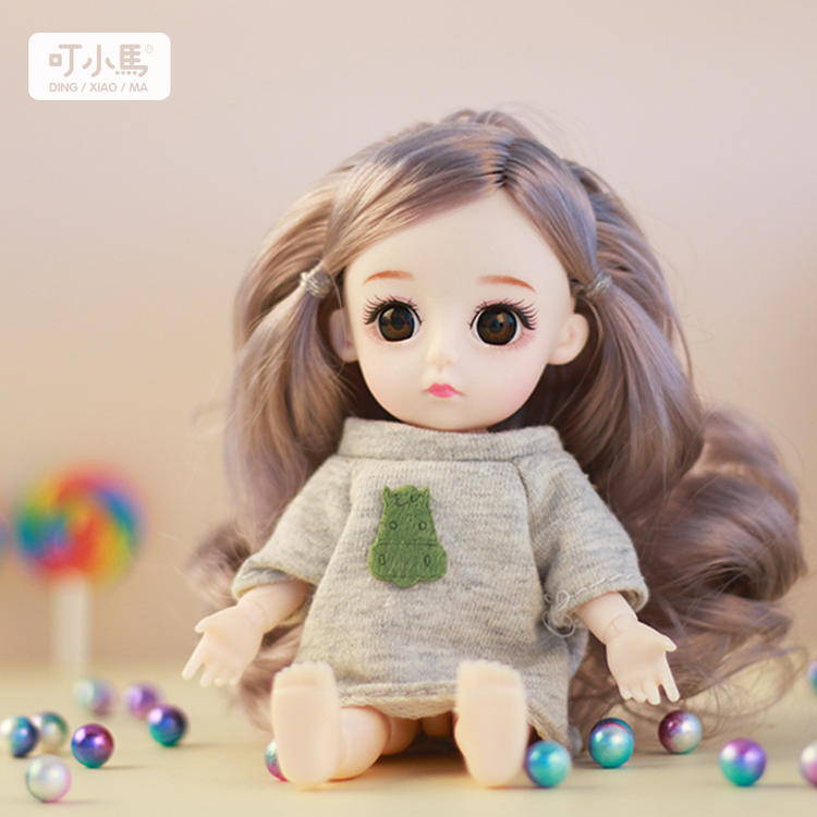 叮小马洋娃娃套装可爱仿真关节女孩公主儿童公仔玩偶玩具单个换装