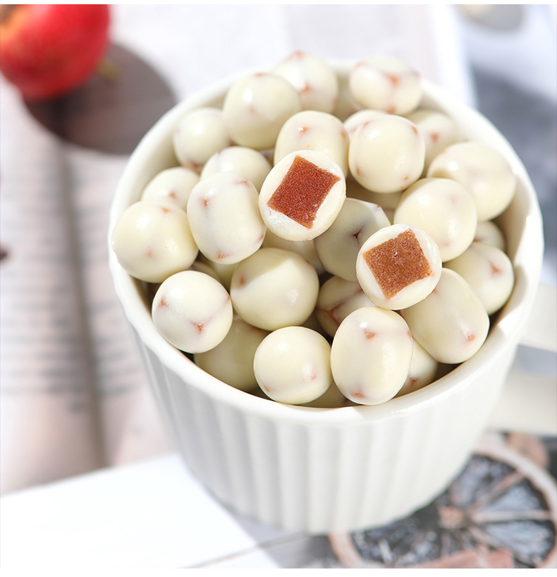 猫村长巧克力涂层酸奶山楂球62g盒装5件起售