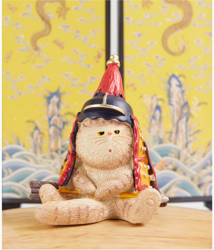 故宫摆件本将军愿终生守护陪伴你纪念小礼品生日文创大将军猫