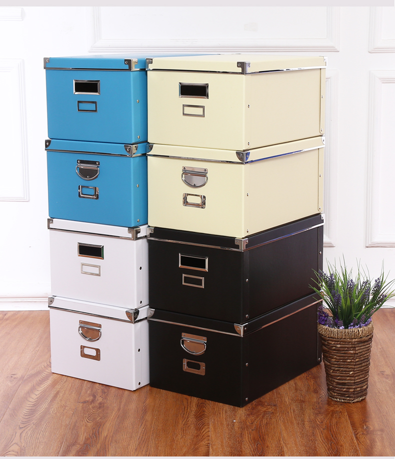 品牌直降办公文件收纳箱书籍整理衣服储物纸样板房摄影道具置物盒官方