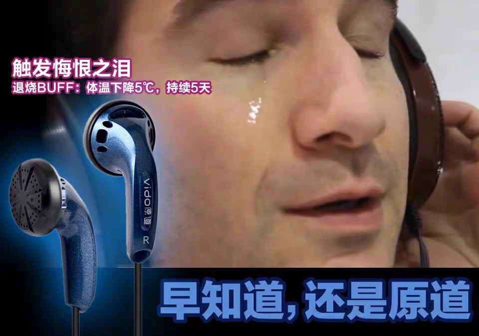 vido入门级hifi平头塞低音流行人声9.