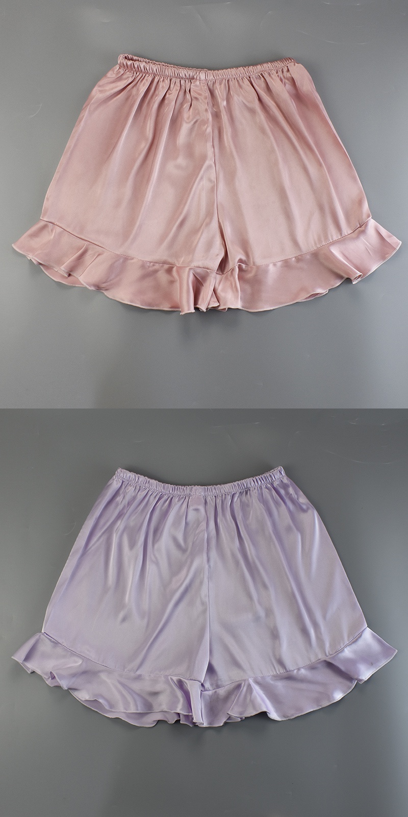 suntek 睡裤夏短女薄加大短款睡觉纯色冰丝宽松家居裤女夏睡裤/家居裤