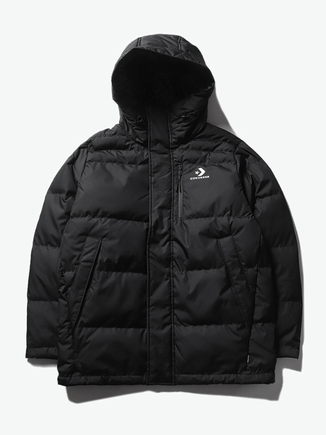 匡威(converse)男士羽绒服 converse 防水纯色连帽男士羽绒服【价格