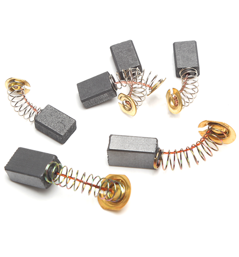 碳刷 耐磨角磨机电锤切割机弹簧通用电刷 2个/盒 1盒