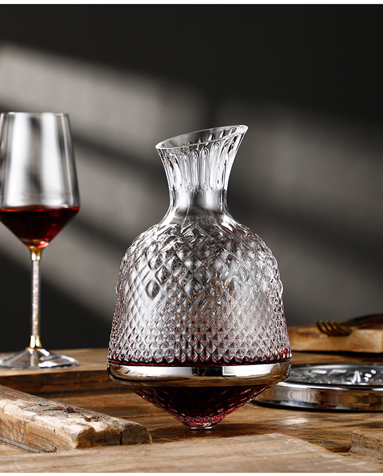 艺呈(yicheng)家居器皿 yicheng不倒翁红酒醒酒器家用奢华陀螺旋转