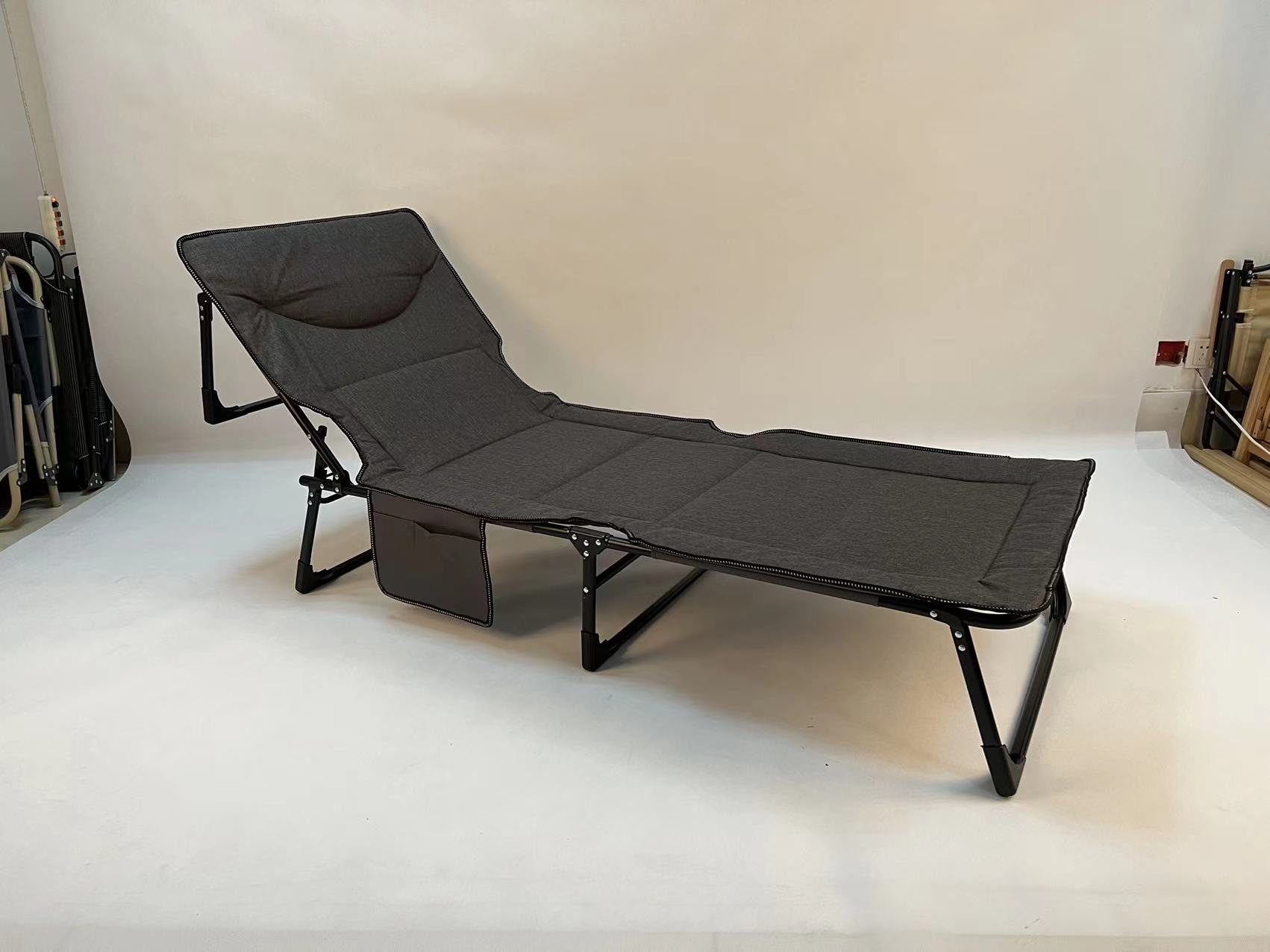 索乐折叠/午休床 索乐折叠床单人办公室午休躺椅行军午睡家用小床多