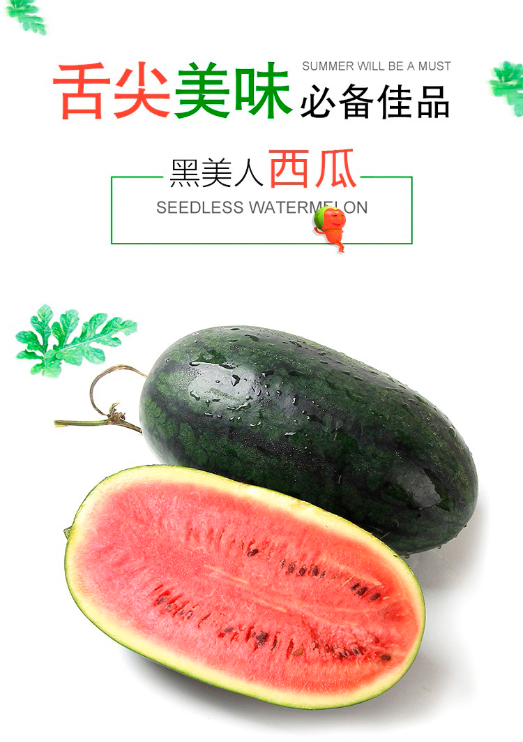 越南黑美人西瓜56斤新鲜直发陈福记水果