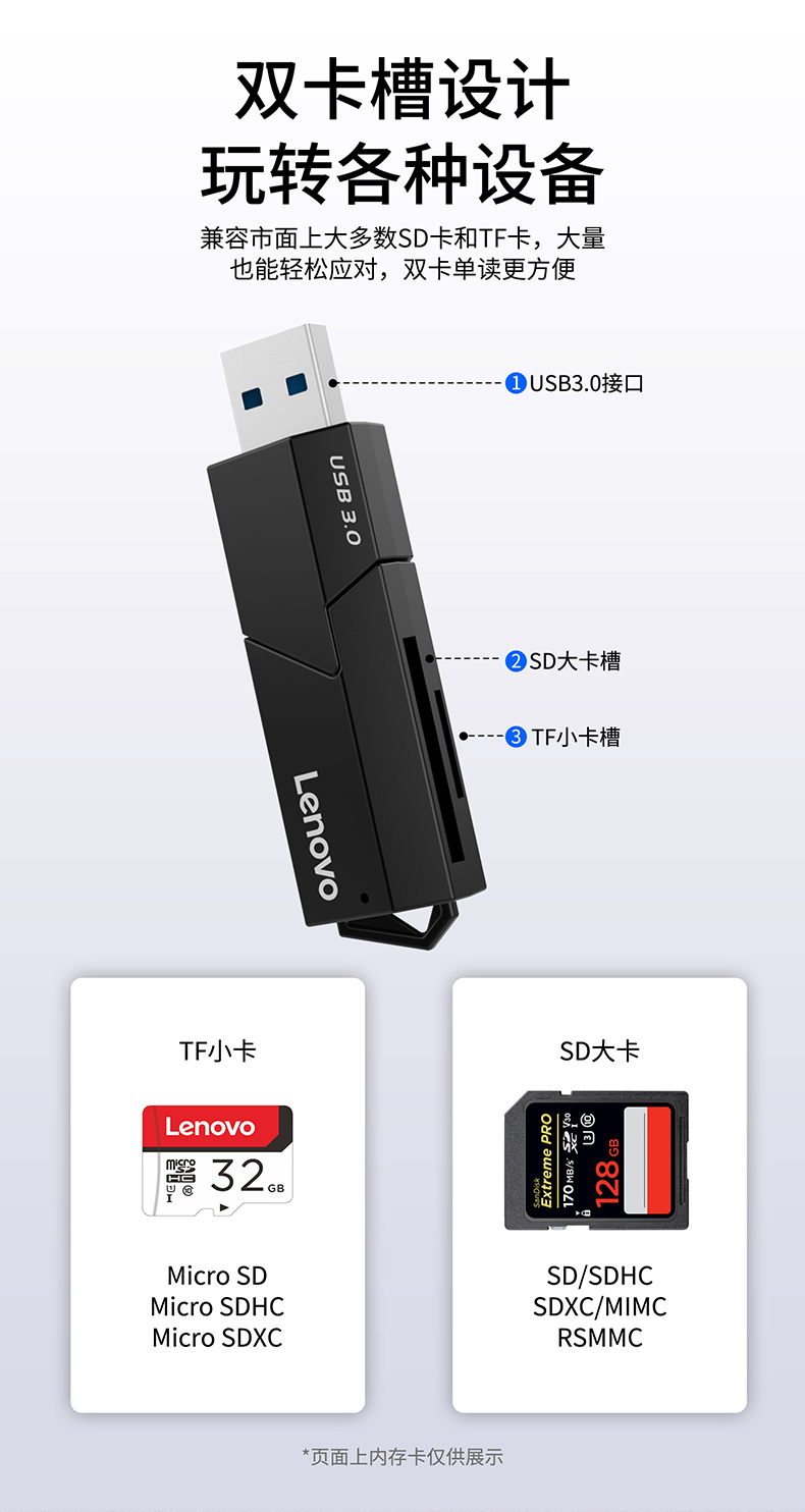 0读卡器多合一万能tf卡读卡器sd卡多功能相机内存卡读卡器otg typec