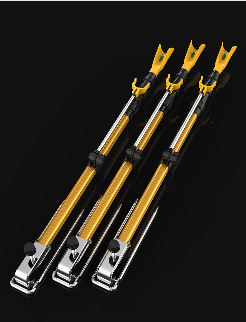 铝合金炮台支架手竿架闪电客垂钓支架钓鱼竿杆架野营者渔具用品新款地