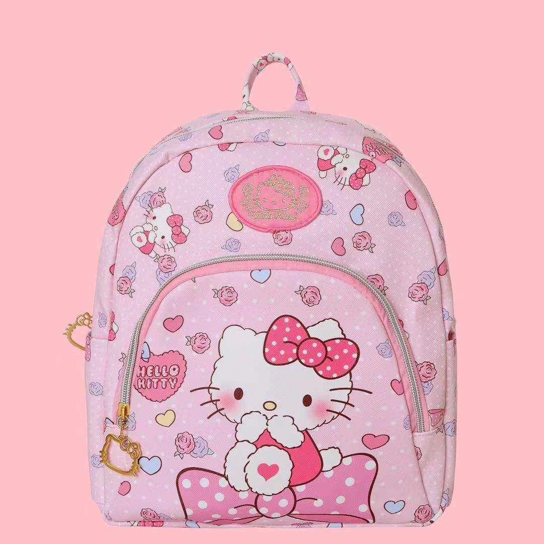 hellokitty凯蒂猫儿童小学生小书包角落女孩女童时尚休闲双肩包kt全身