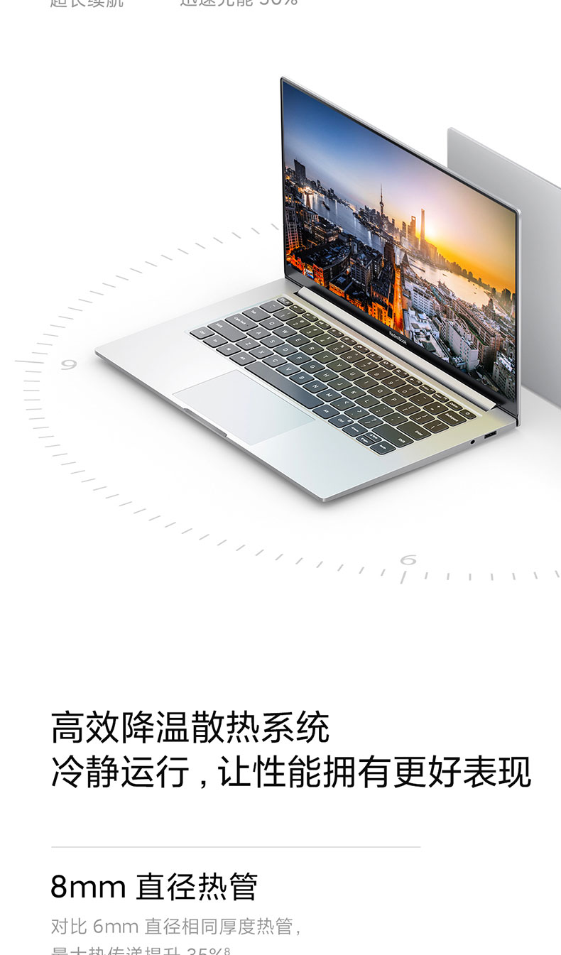 redmibook14Ⅱ代锐龙版全面屏amdr54500u16g512gssd银笔记本电脑轻薄