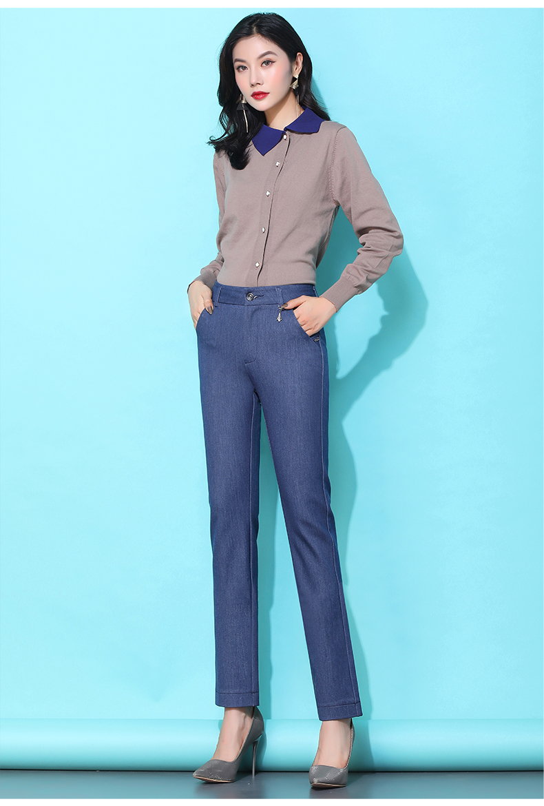 无畏衣衣天丝牛仔裤女2020春秋新款高腰显瘦垂感宽松直筒裤女烟管裤子