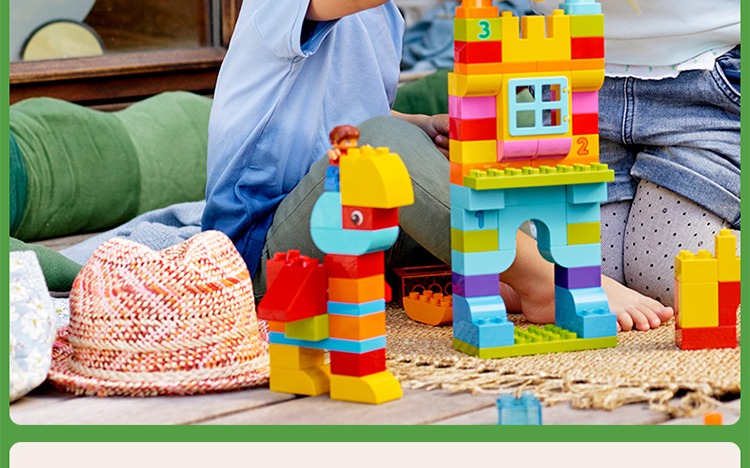 lego乐高 得宝系列我的自由创意趣玩箱10887拼插积木幼儿园玩具学龄前