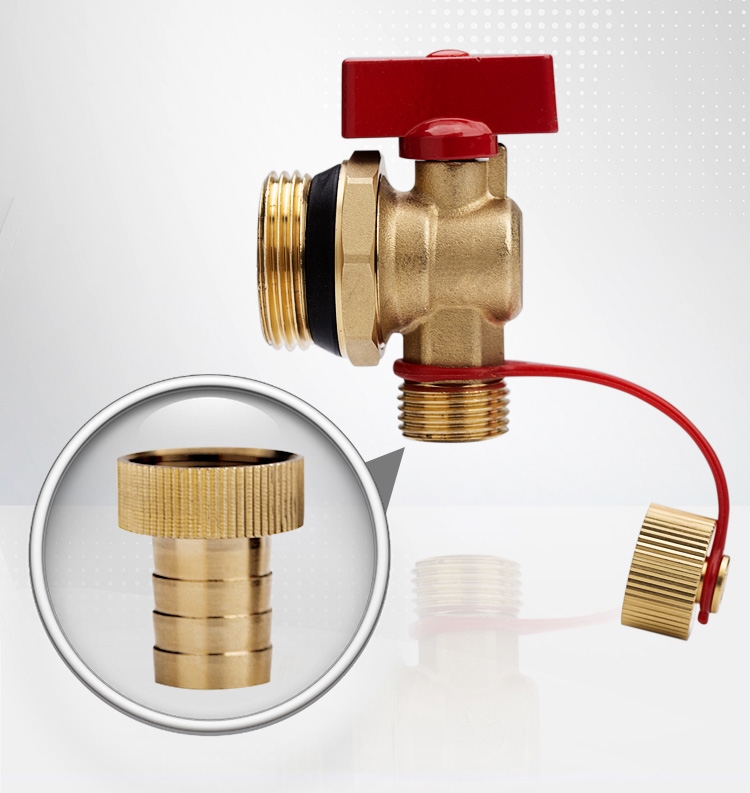 古达暖气放水阀放水铜家用排水排污升温分水器大流量地暖放水阀