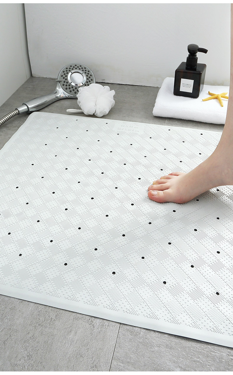 自然橡胶浴室防滑垫卫生间地垫五星级酒店卫浴洗澡淋浴房家用脚垫