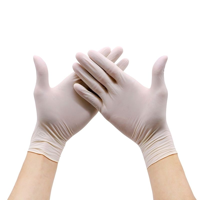 光明无粉乳胶手套绿色芦荟丁腈手套实验防护隔离加厚独立灭菌无粉乳胶