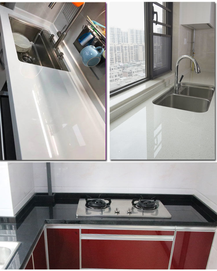 厨房台面保护膜透明大理石桌面耐高温家具贴膜高档石英石灶台贴膜