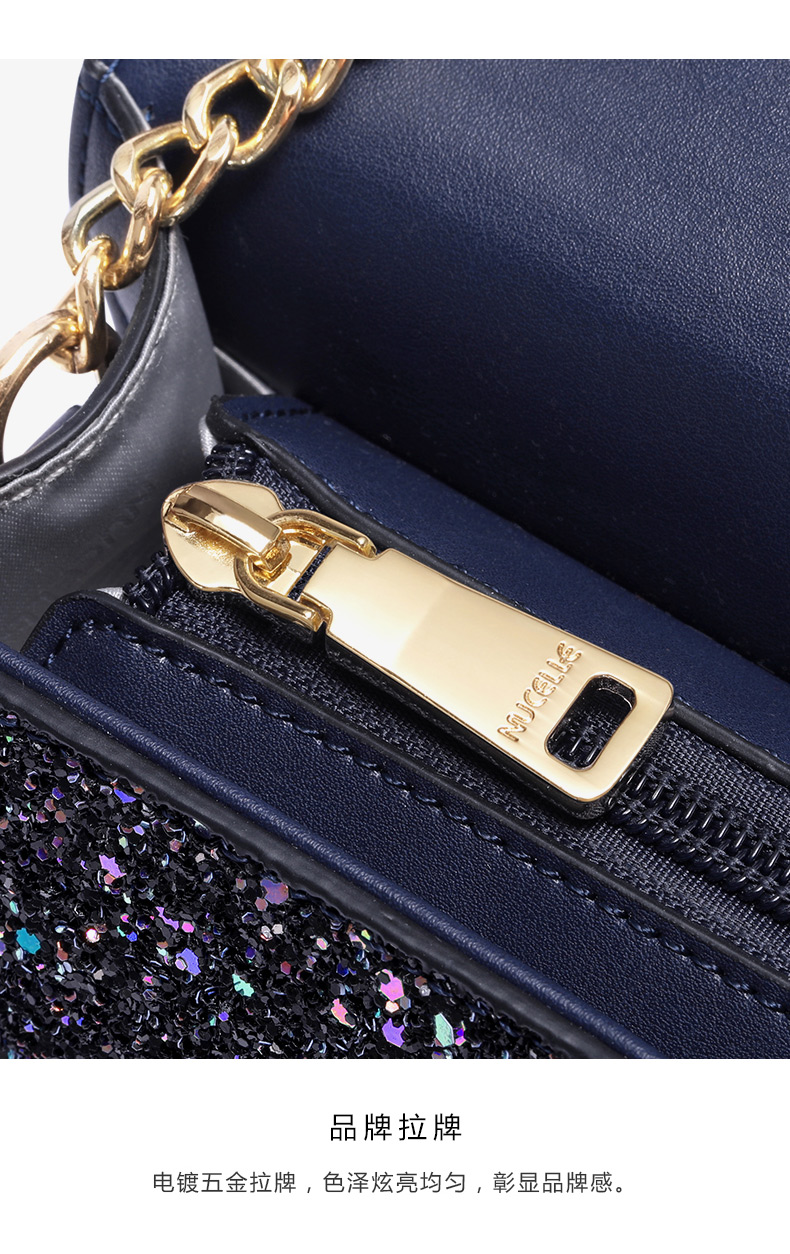 纽芝兰2020包包女2019新款潮韩版百搭女包少女ins斜挎链条单肩包