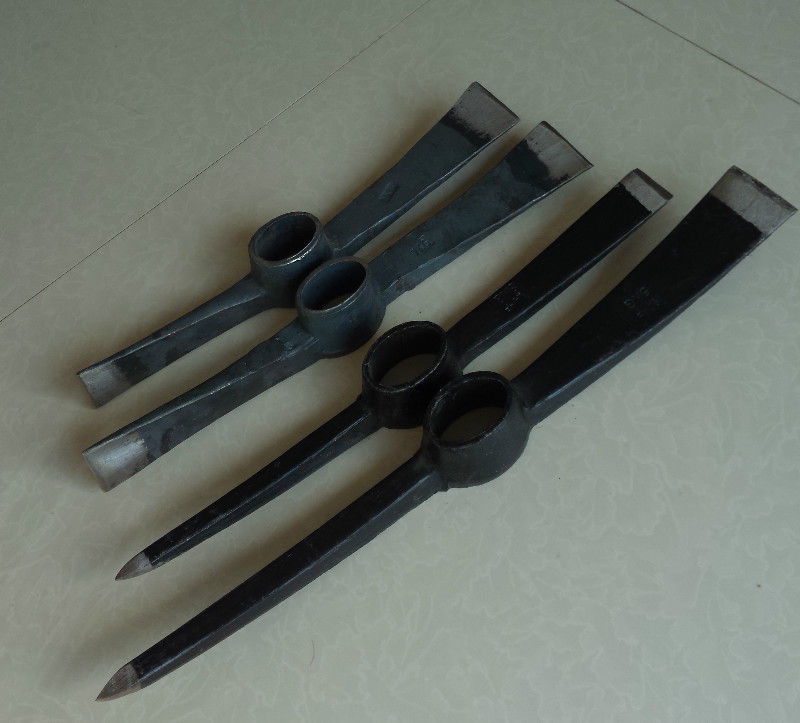 封后户外洋镐十字镐挖笋工具园艺锄镐头镐斧羊镐钢镐双扁尖凿冰镐条锄